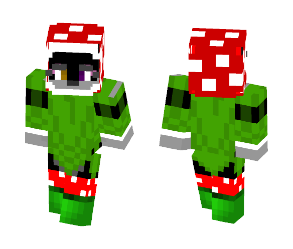 piranha plant [Girl wolf] - Female Minecraft Skins - image 1