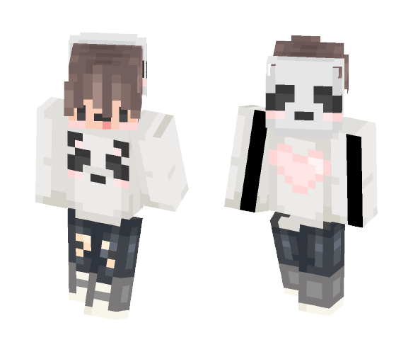 Panda Boy - Boy Minecraft Skins - image 1