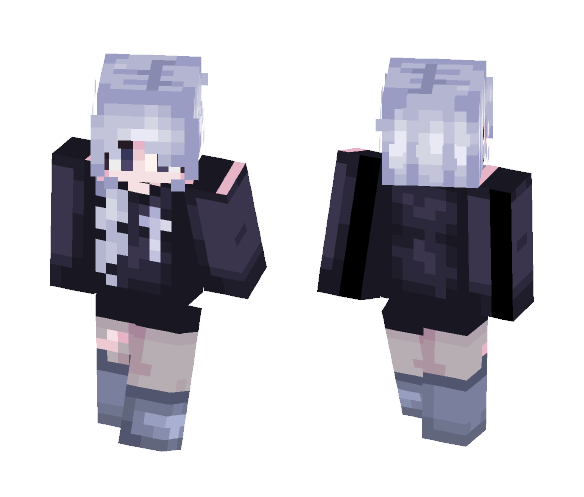 gσтн - hi I'm edgy - Female Minecraft Skins - image 1