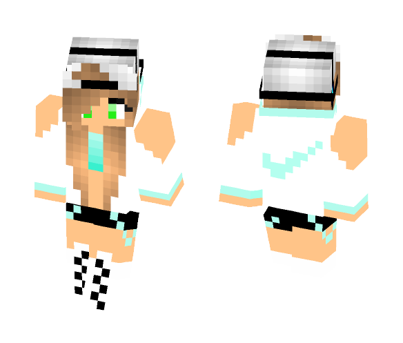 Nike Girl - Girl Minecraft Skins - image 1