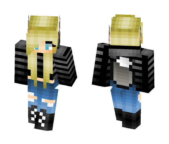 Wolfie (Looks Better In 3D) - Female Minecraft Skins - image 1
