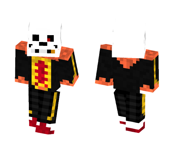 Underfell Sans - Male Minecraft Skins - image 1