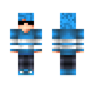 Blue Hair Boy - Boy Minecraft Skins - image 2