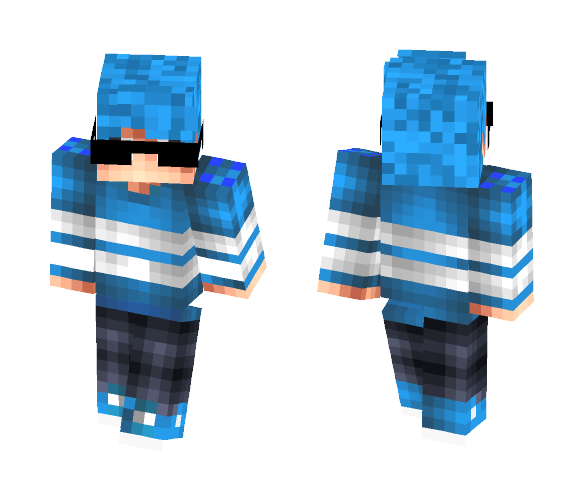 Blue Hair Boy - Boy Minecraft Skins - image 1