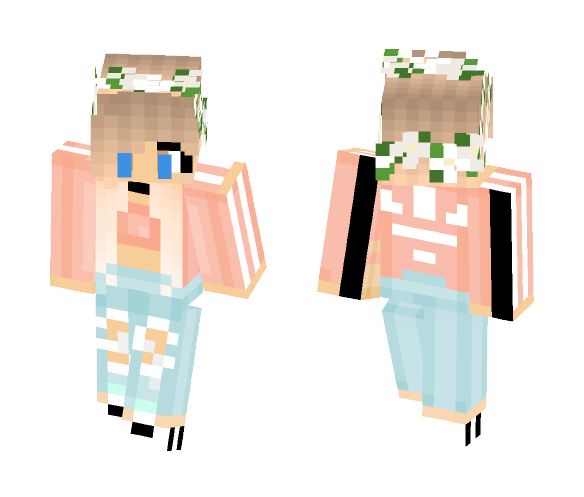 Pretty Kawaii Adidas girl - Girl Minecraft Skins - image 1