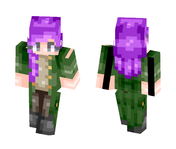 pretty in camo - Female Minecraft Skins - image 1