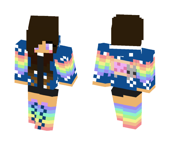 Nyan cat girl - Cat Minecraft Skins - image 1