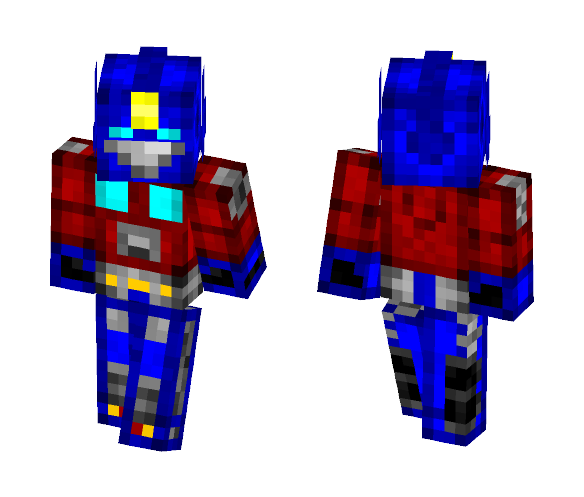 Optimus Prime - Male Minecraft Skins - image 1