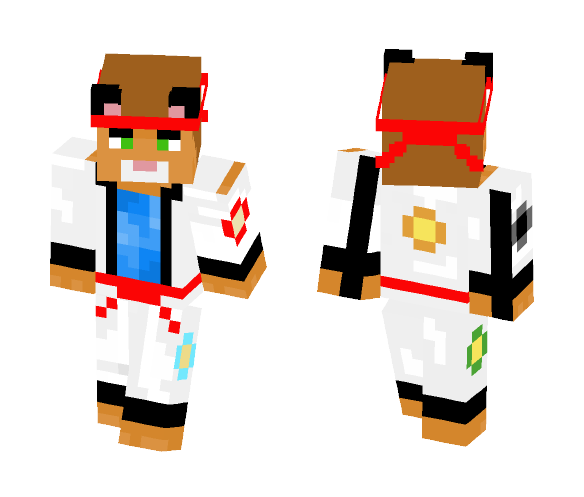 Karate Cat - Cat Minecraft Skins - image 1