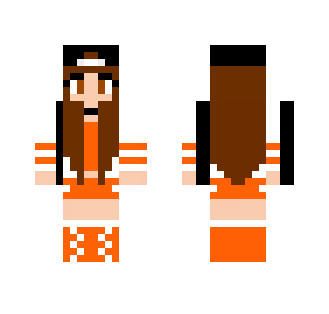 Orange and White Jersey