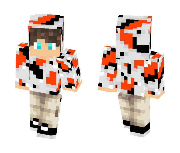 Koi Fish Boy - Boy Minecraft Skins - image 1