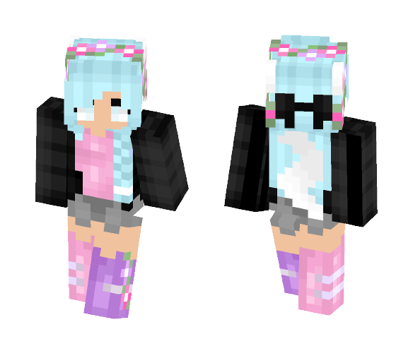 Wolf girl - Girl Minecraft Skins - image 1