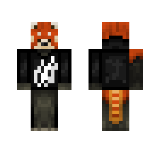 Red Panda w/ a Prestonplayz hoodie - Interchangeable Minecraft Skins - image 2