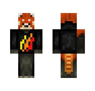 Red Panda w/ Prestonplayz hoodie - Interchangeable Minecraft Skins - image 2
