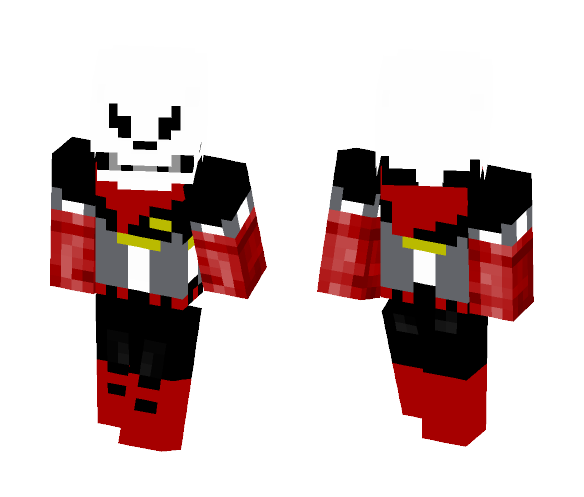 Underfell Papyrus - Male Minecraft Skins - image 1