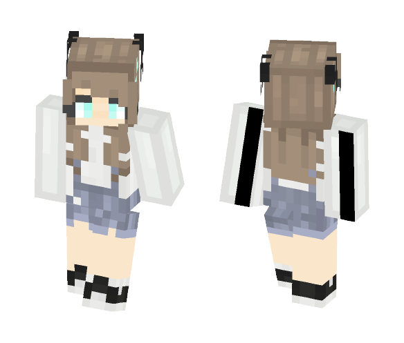 Turqoise Deer - Female Minecraft Skins - image 1