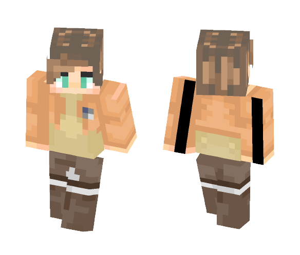Download Free Happy Belated Birthday Eren! (S2) Skin for Minecraft image 1 Happy Belated Birthday Eren! (S2) - Male Minecraft Skins - image 1