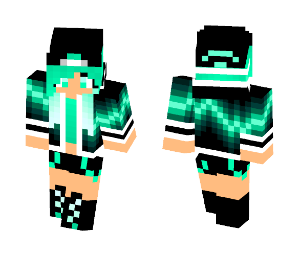 Green Thunder - Female Minecraft Skins - image 1