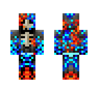 Fire and ice Grim Reaper - Male Minecraft Skins - image 2