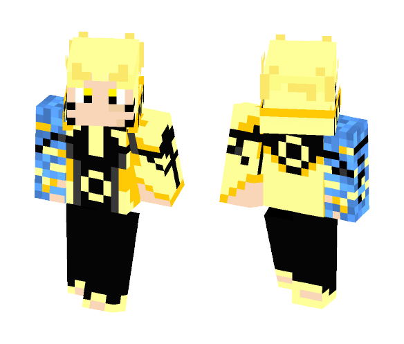 Naruto With Resagan - Male Minecraft Skins - image 1