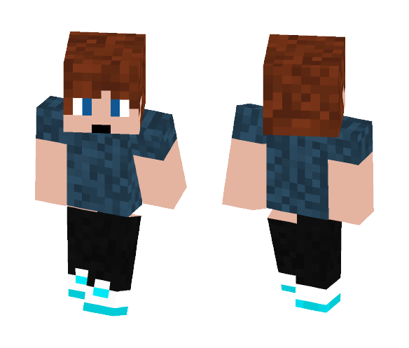 Blue Mega Boy - Boy Minecraft Skins - image 1