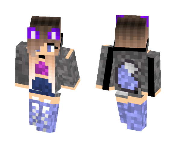 Cute Wolf Girl - Cute Girls Minecraft Skins - image 1