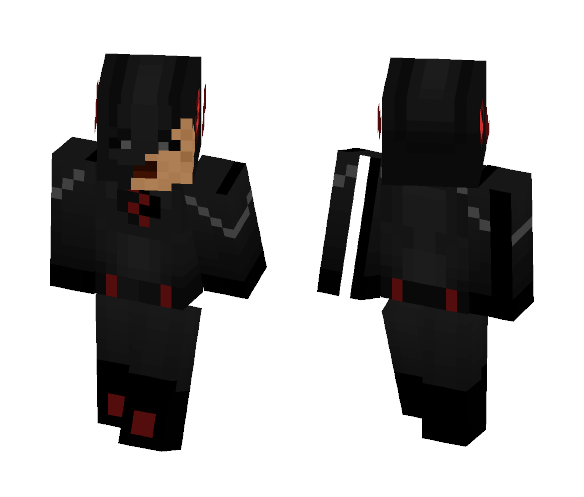 Black Flash CW (Updated) - Comics Minecraft Skins - image 1