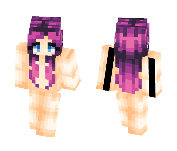 Purple Paradise - Female Minecraft Skins - image 1