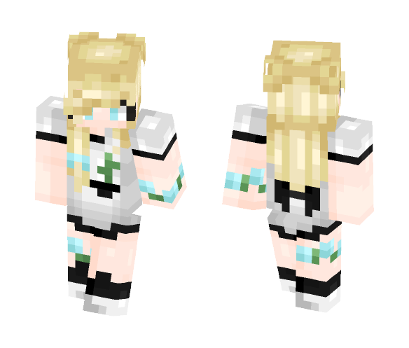 cactus flower child OC || contest - Female Minecraft Skins - image 1