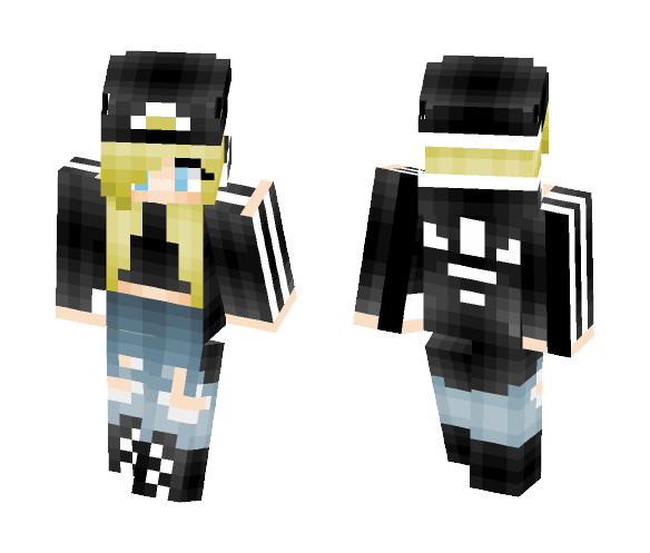 Adidas Girl - Girl Minecraft Skins - image 1