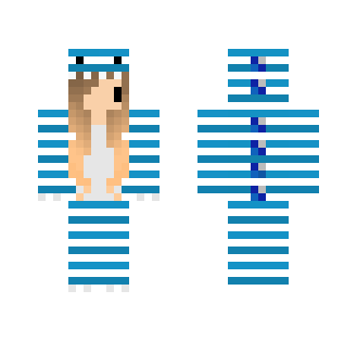 Blue Dino Girl
