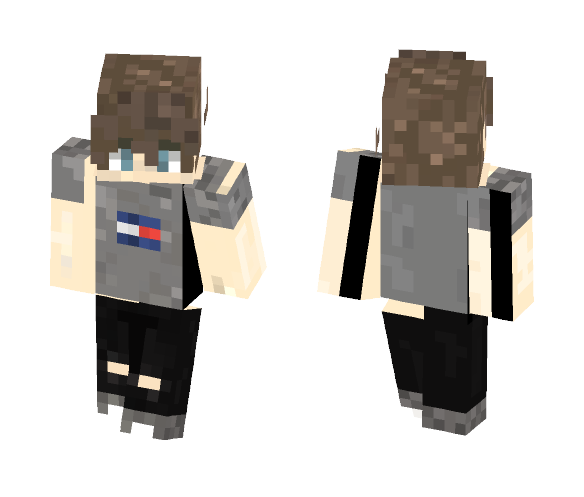 Tommy Hilfiger Tumblr Boy - Boy Minecraft Skins - image 1