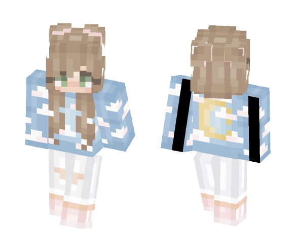 clouds // vintage (female) - Female Minecraft Skins - image 1