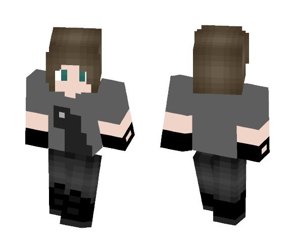 Boy with Godzilla Shirt - Boy Minecraft Skins - image 1