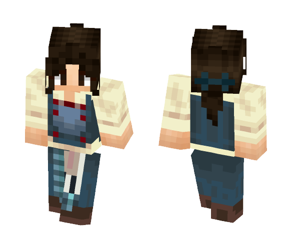 Download Free Belle - Beauty and the beast (2017) Skin for Minecraft image 1 Belle - Beauty and the beast (2017) - Female Minecraft Skins - image 1