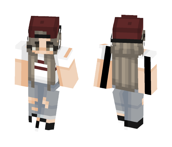 maroon - Female Minecraft Skins - image 1