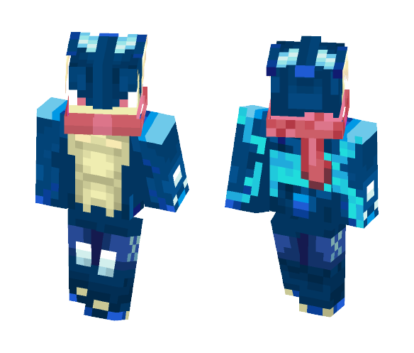 Ash Greninja - Pixelmon - Interchangeable Minecraft Skins - image 1