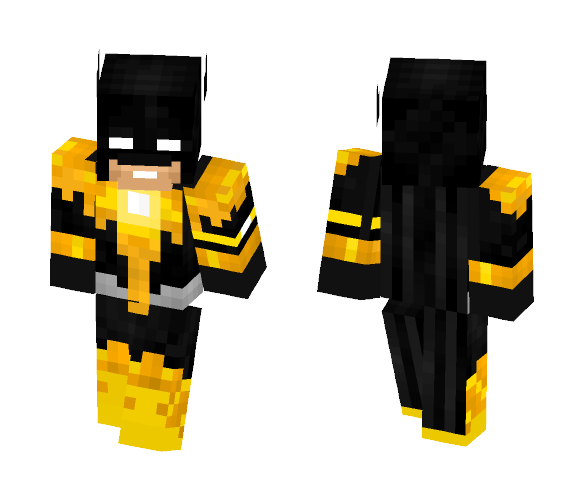 Batman (Sinestro Corps) - Batman Minecraft Skins - image 1