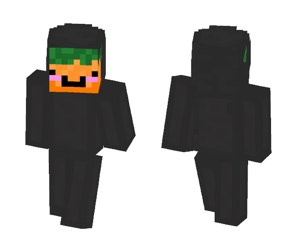 Sith Carrot Lord - Male Minecraft Skins - image 1