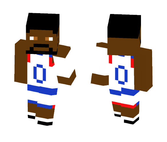 Download Free Kansas Jayhawks Basketball Player Skin for Minecraft image 1 Kansas Jayhawks Basketball Player - Male Minecraft Skins - image 1
