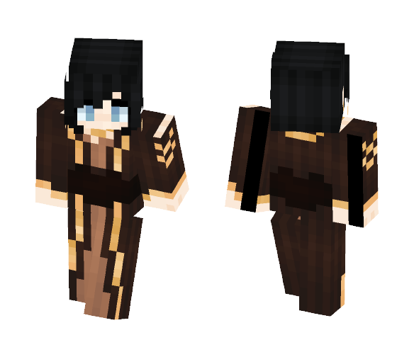 ⊰ Caramel Colored Noble ⊱ - Female Minecraft Skins - image 1