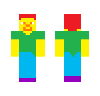 Rainbow Steve - Male Minecraft Skins - image 2