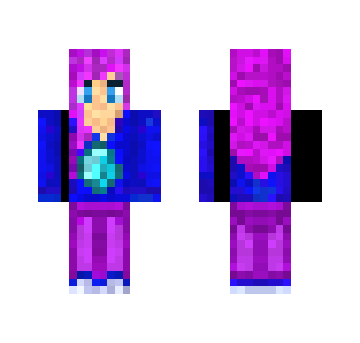 Purple and Blue Diamond Girl
