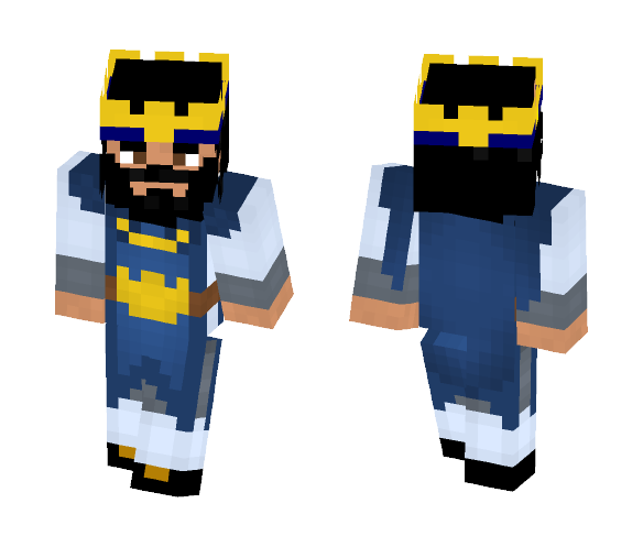 Clash Royale King - Blue - Male Minecraft Skins - image 1