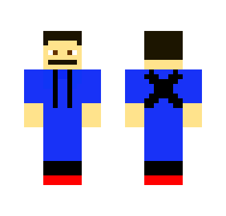 blue hoodie skin - Male Minecraft Skins - image 2