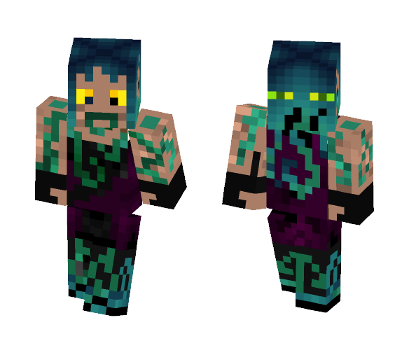 Lord Dagon of the deep sea - Male Minecraft Skins - image 1