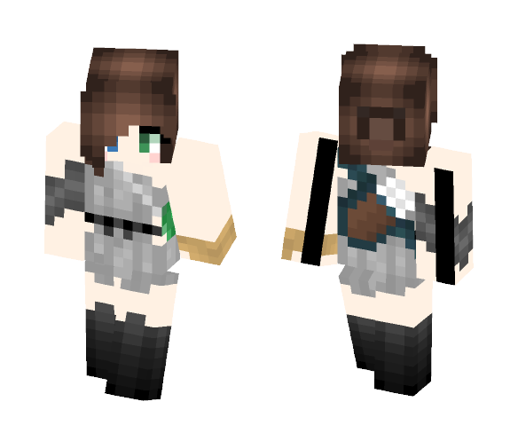 Midevil Warrior princess - Female Minecraft Skins - image 1