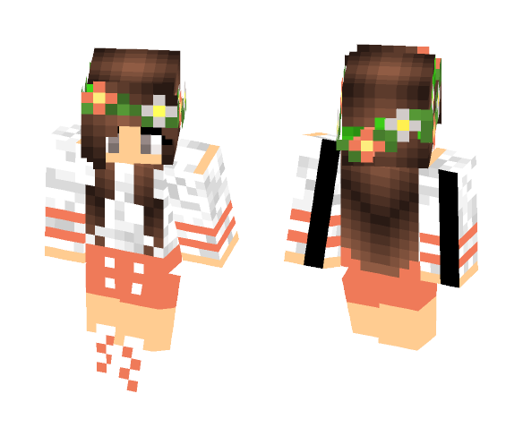 Coral Girl♥ - Female Minecraft Skins - image 1