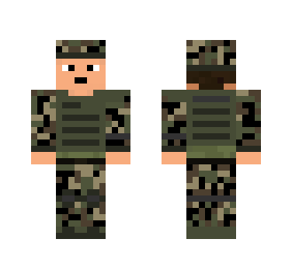 UMDF Woodland Soldier - Male Minecraft Skins - image 2