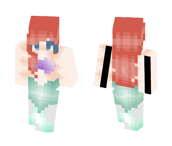 Download Free Ariel the little mermaid Skin for Minecraft image 1 Ariel the little mermaid - Female Minecraft Skins - image 1